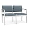Lesro Lenox 2 Seat Tandem Seating W/ No Center Arm, 43.5 in W 24.5 in L 32 in H LS2101 - alternate 1